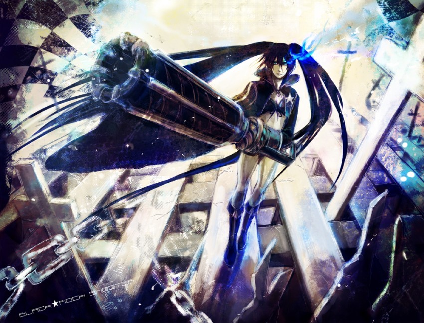 black rock shooter (black rock shooter) drawn by itsu_(jinlime)
