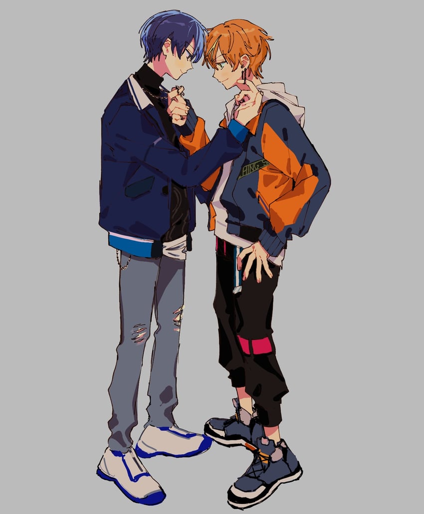 shinonome akito and aoyagi touya (project sekai) drawn by kiii_4590