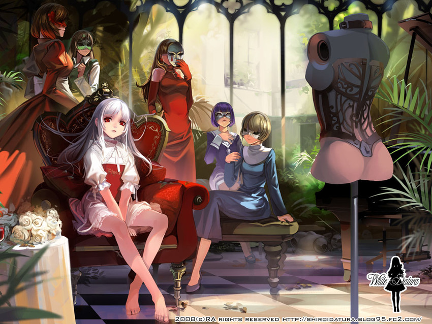 el, stella, soror, yield, sacrifice, and 1 more (sound horizon and 1 more) drawn by alphonse_(white_datura)