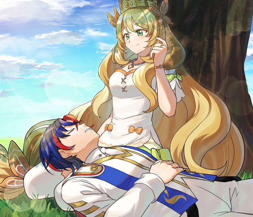 male alear and celine (fire emblem and 1 more) drawn by betabetamaru