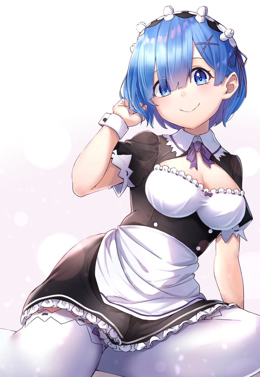 rem (re:zero kara hajimeru isekai seikatsu) drawn by m.tokotsu