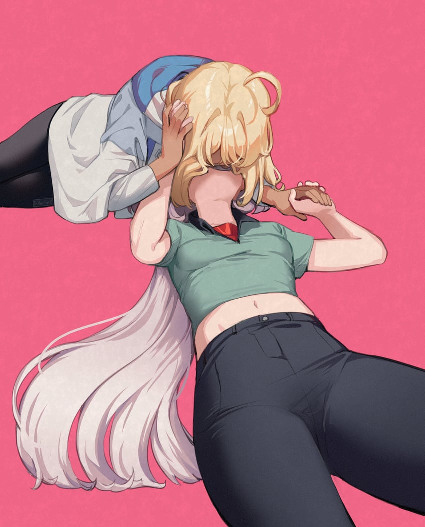 miorine rembran and yushura mirzakhani (gundam and 1 more) drawn by estherart0