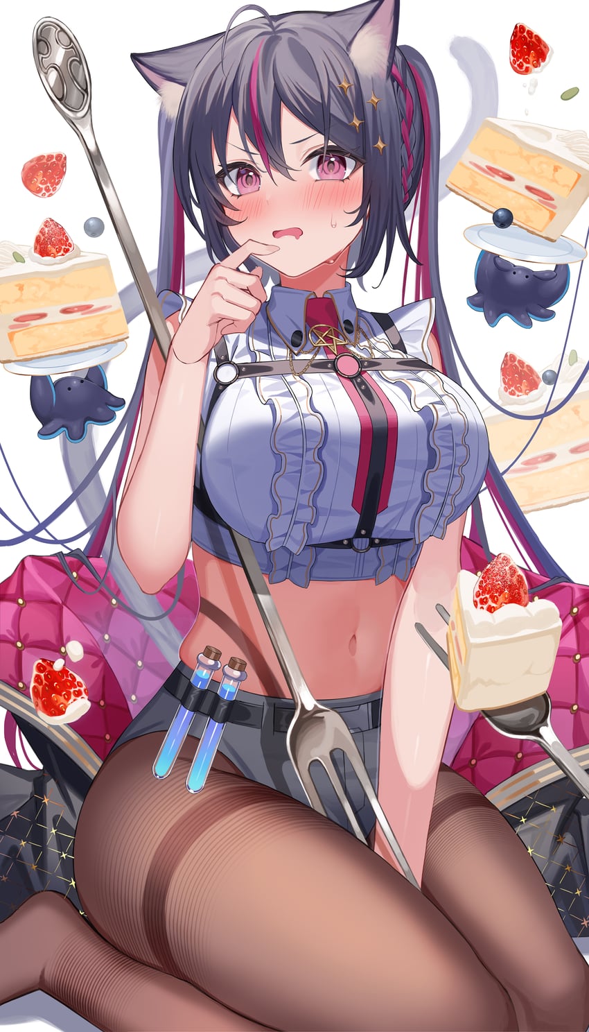 isonade orca (indie virtual youtuber) drawn by amahara_subaru