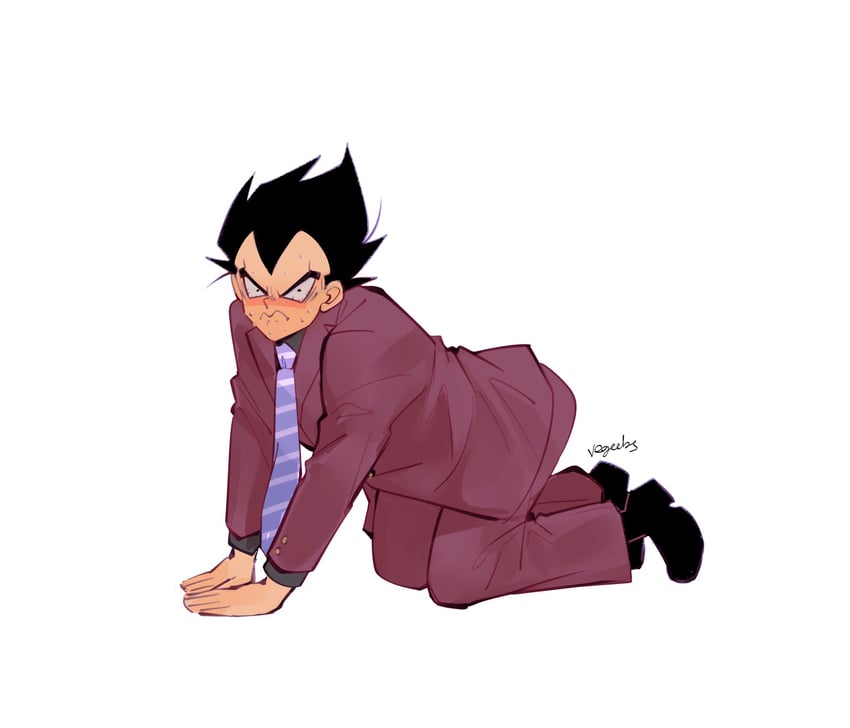 vegeta (dragon ball and 1 more) drawn by addy_(@vegeebs)