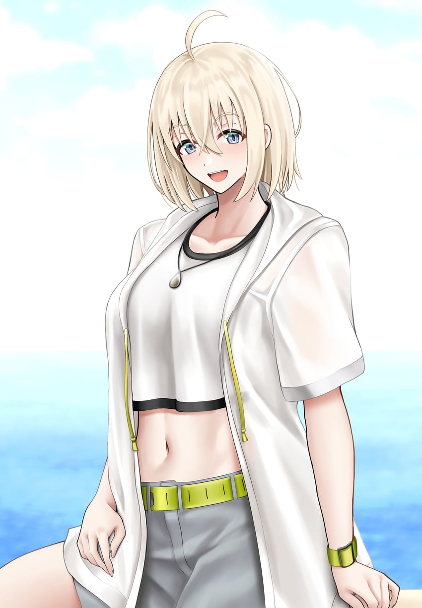 fujimaru ritsuka and bataan (fate and 2 more) drawn by banba_(jakqbigone)