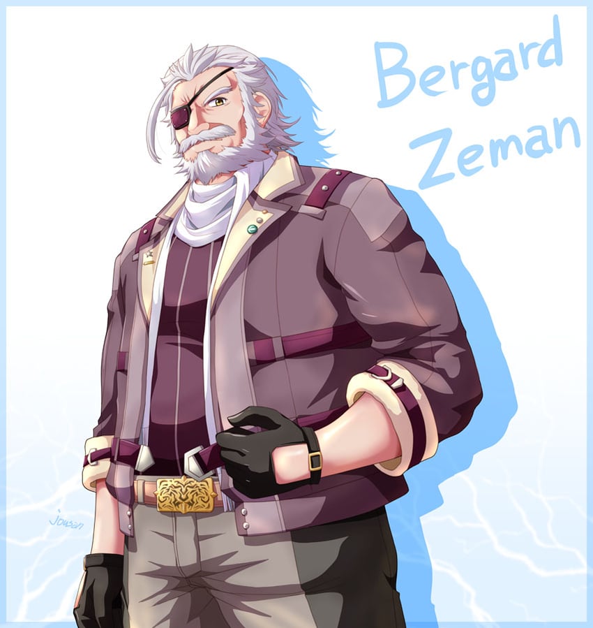 bergard zeman (eiyuu densetsu and 2 more) drawn by xiacheng_tatsuya