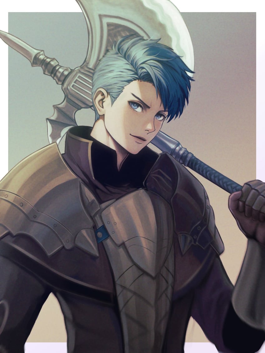 caspar von bergliez (fire emblem and 1 more) drawn by wrainbow13