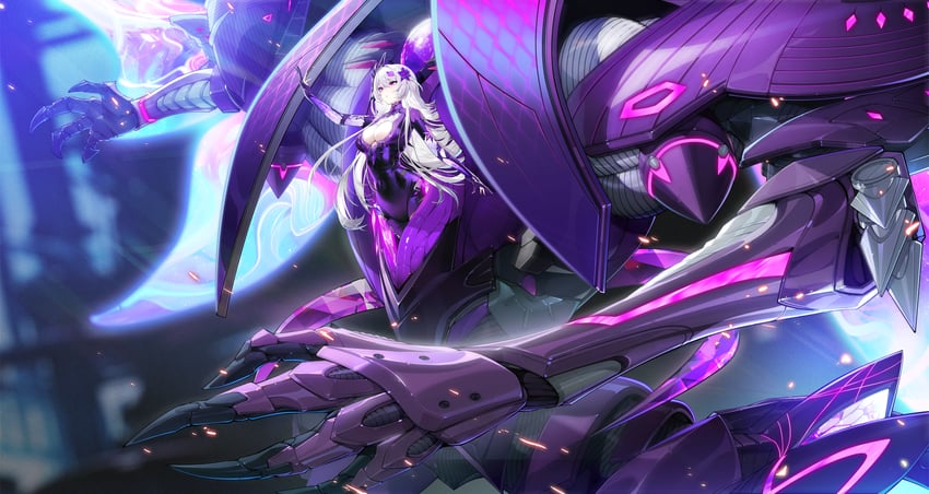 nemesis and nemesis - voidpiercer (tower of fantasy) drawn by calder