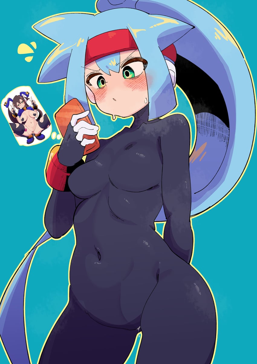 aile and ashe (mega man and 2 more) drawn by buzzlyears