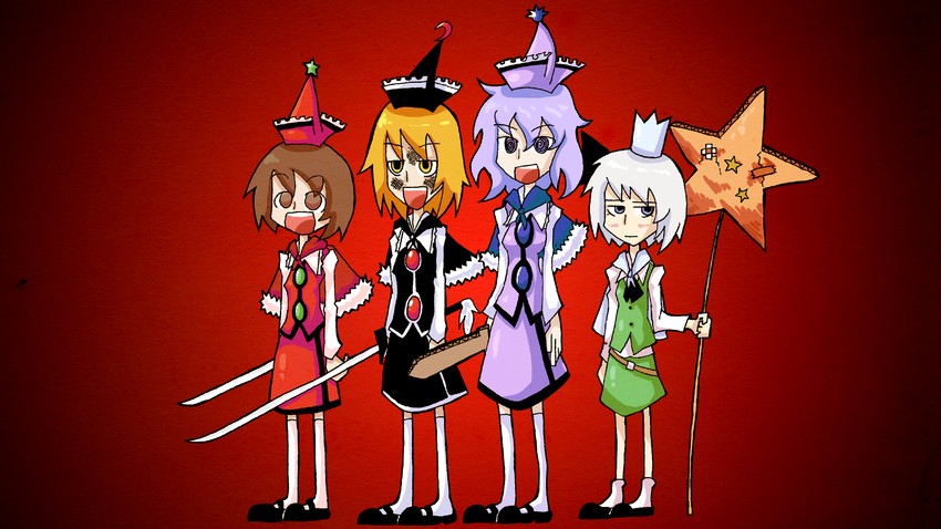 konpaku youmu, lunasa prismriver, merlin prismriver, and lyrica prismriver (touhou) drawn by setz