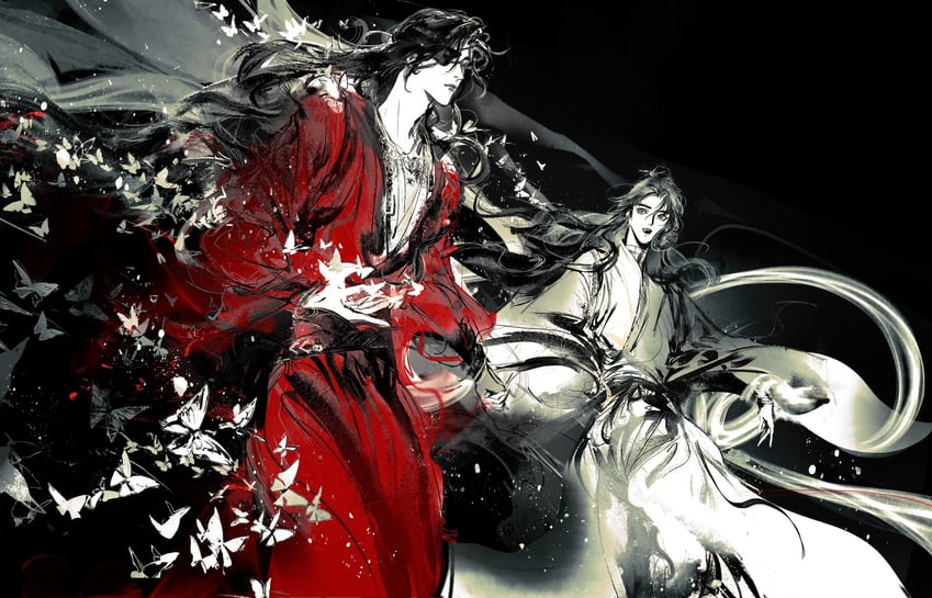 xie lian and hua cheng (tianguan cifu) drawn by kcllzas163