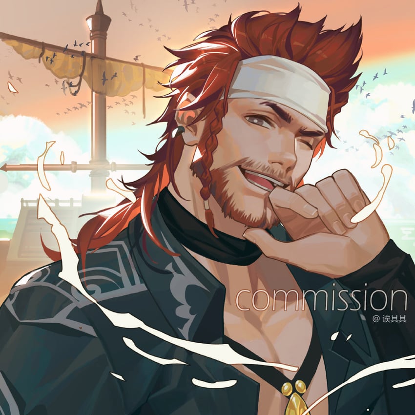 warrior of light (final fantasy and 1 more) drawn by hel0205