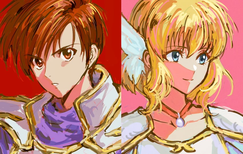 leif and nanna (fire emblem and 2 more) drawn by edaori