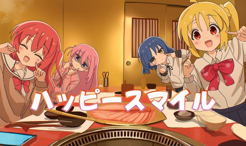 gotoh hitori, kita ikuyo, ijichi nijika, and yamada ryo (bocchi the rock!) drawn by ketsu_juuji_killer_(kejuki)