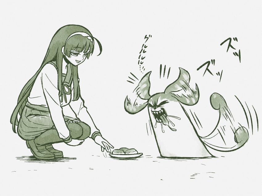 zundamon and touhoku zunko (voiceroid and 1 more) drawn by byackopath_(artist)