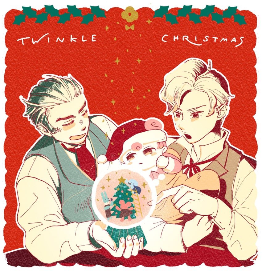 herlock sholmes, iris wilson, and yujin mikotoba (ace attorney and 1 more) drawn by minko_ddl