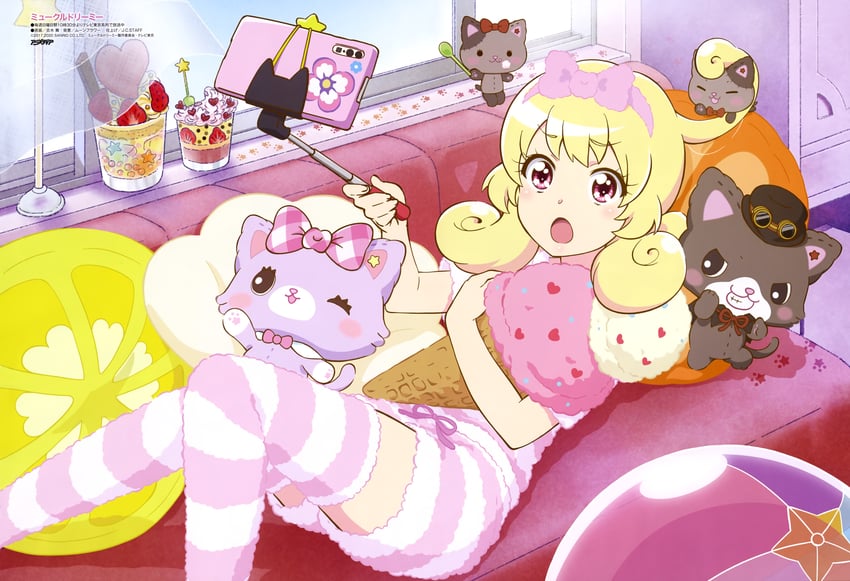 hinata yume, mew, yuni, tsugi, and hagi (mewkledreamy) drawn by furuki_mai