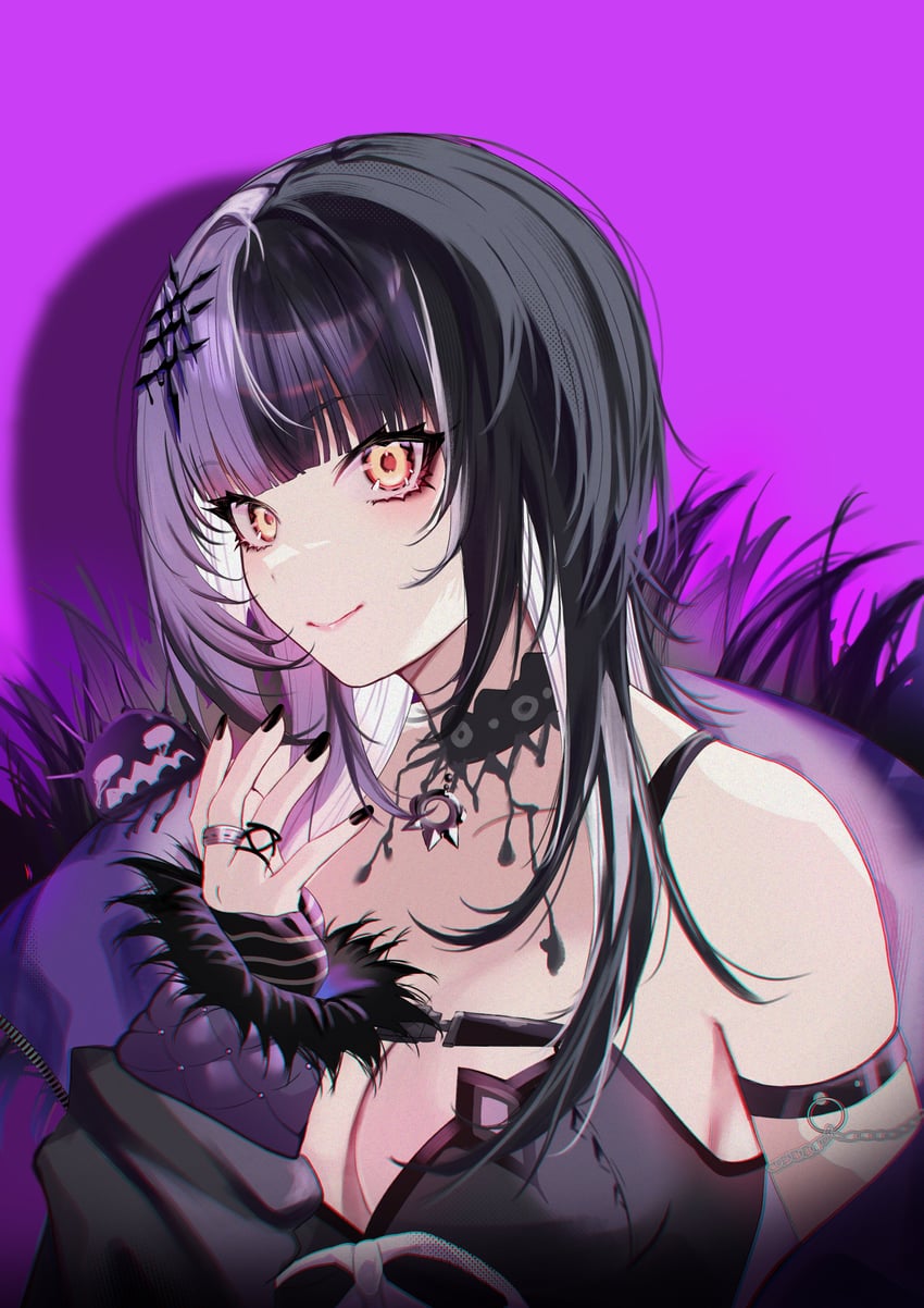 shiori novella and yorick (hololive and 1 more) drawn by higeji_(higeji404)
