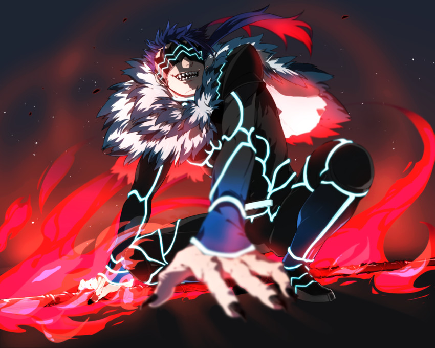 cu chulainn (fate and 1 more) drawn by hametusinn