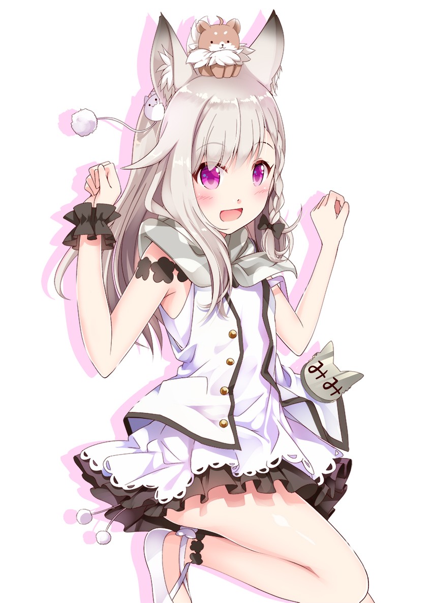 shiromiya mimi (nanashi inc. and 1 more) drawn by sch