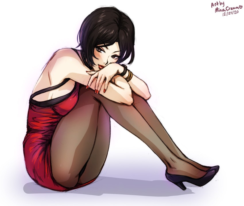 ada wong (resident evil and 1 more) drawn by mina_cream