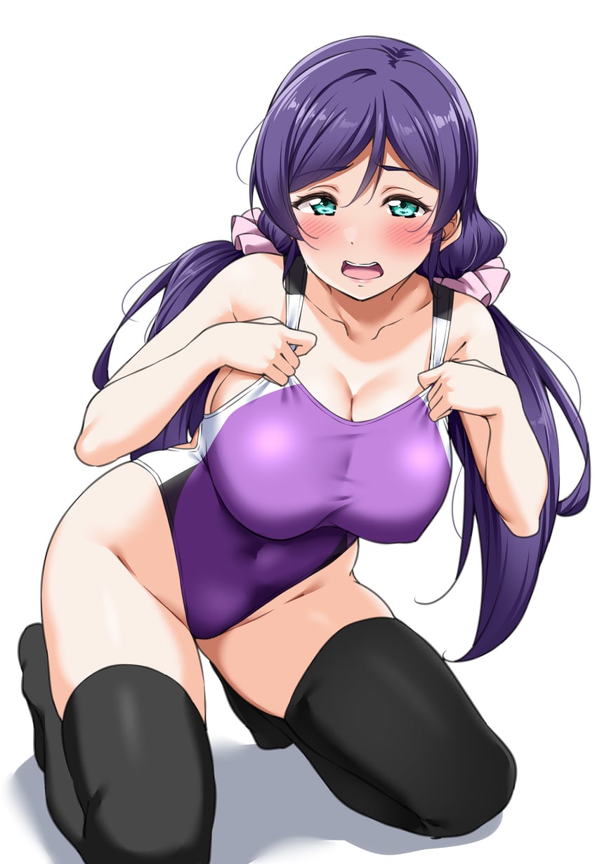 tojo nozomi (love live! and 1 more) drawn by yopparai_oni