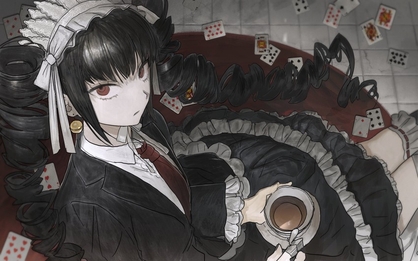 celestia ludenberg (danganronpa and 1 more) drawn by mabelmine