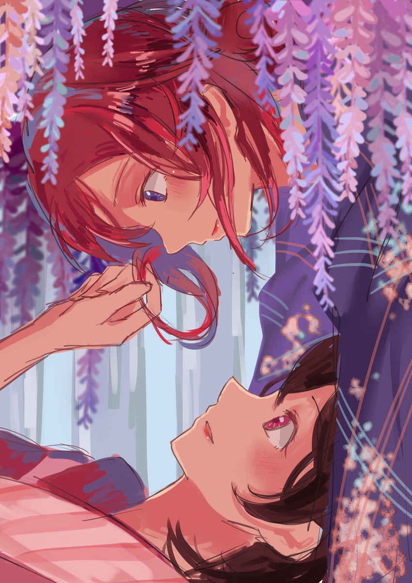 nishikino maki and yazawa nico (love live! and 1 more) drawn by reito_gyouza