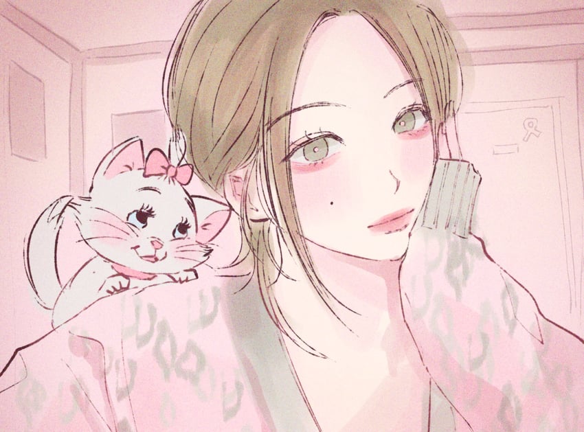 belle and marie (real life and 2 more) drawn by iyu_(neuleu00)