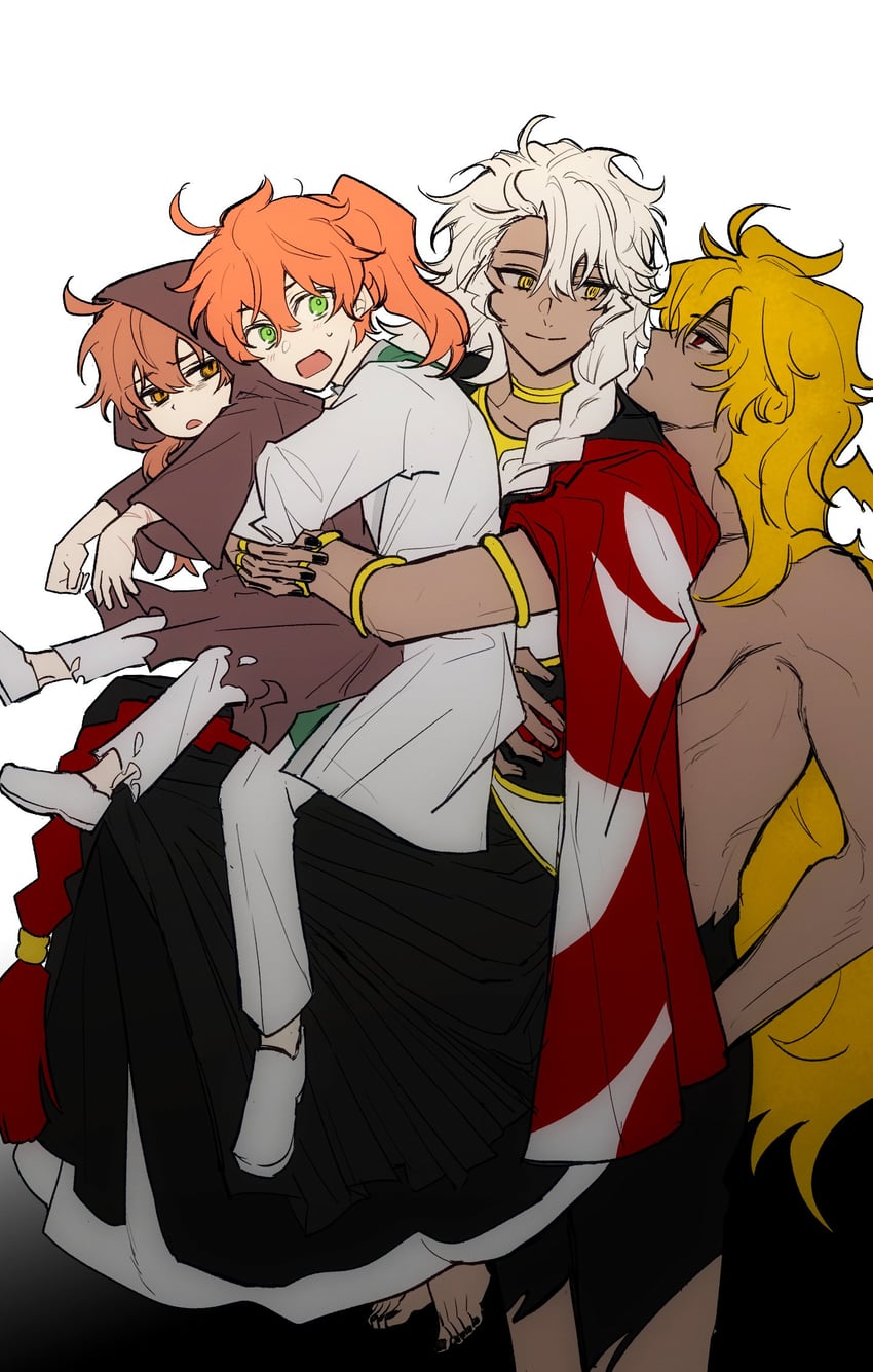 romani archaman, solomon, goetia, king of men goetia, and chaldea no mono (fate and 1 more) drawn by myg_8028