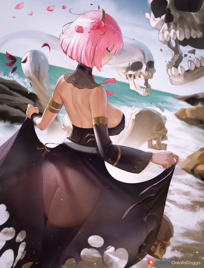 mori calliope (hololive and 1 more) drawn by greatodoggo