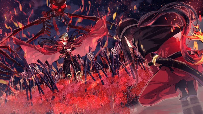 oda nobunaga and oda nobukatsu (fate and 1 more) drawn by hato_haru