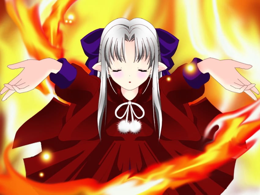 red len (tsukihime and 2 more) drawn by otokonooyatu