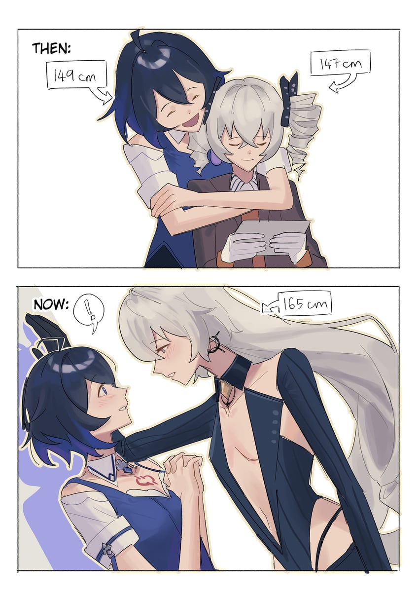 bronya zaychik and seele vollerei (honkai and 1 more) drawn by elisbian