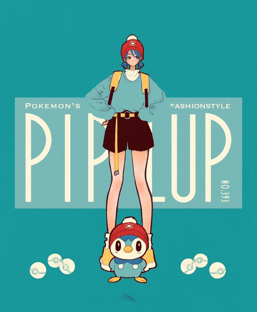 piplup (original and 1 more) drawn by syooooyoooo
