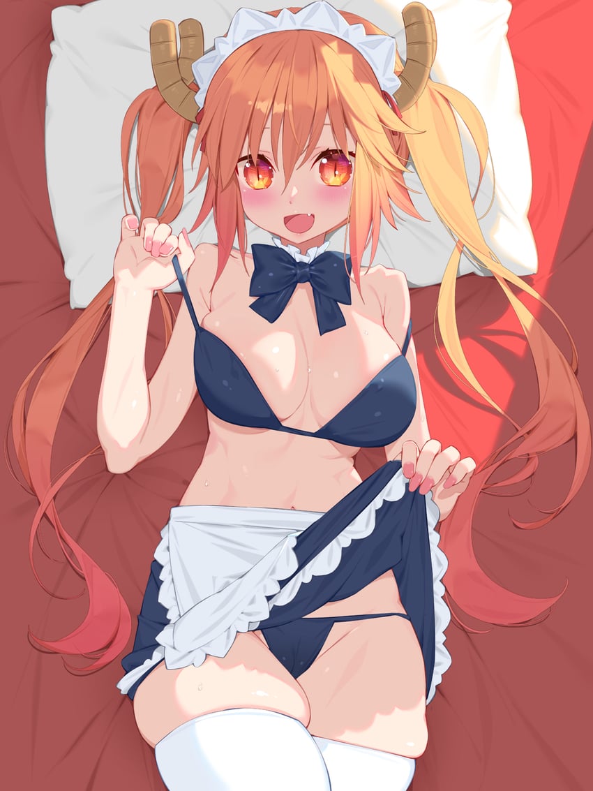 tohru (kobayashi-san chi no maidragon) drawn by waterring