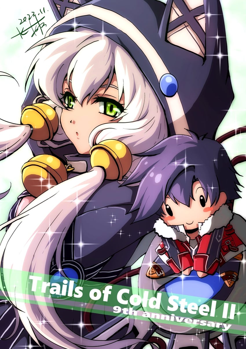 rean schwarzer and altina orion (eiyuu densetsu and 2 more) drawn by akane_kazami