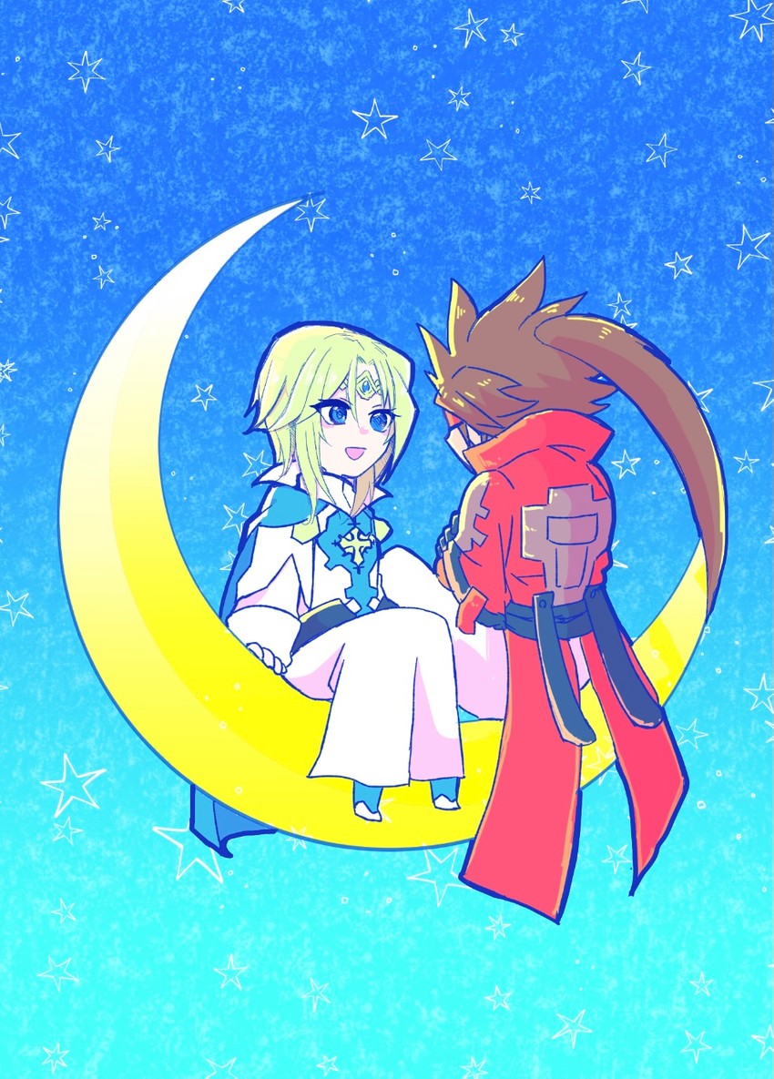 sol badguy and ky kiske (guilty gear and 1 more) drawn by hasuha_(uehasu)