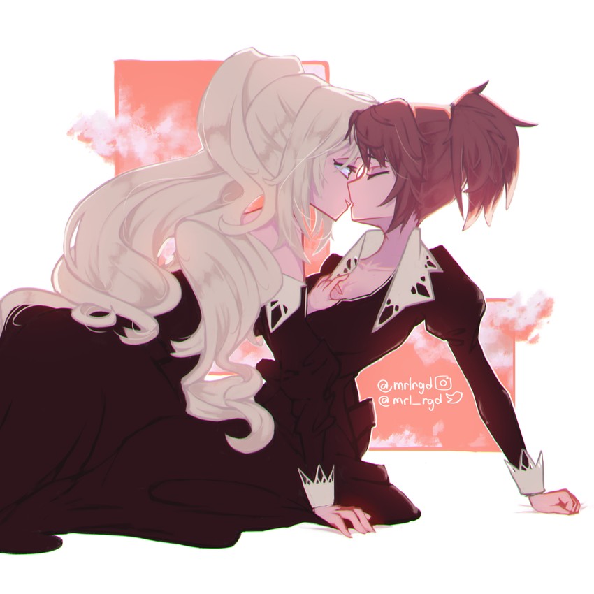 aoi nagisa and hanazono shizuma (strawberry panic!) drawn by merl