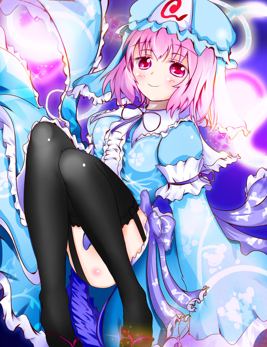saigyouji yuyuko (touhou) drawn by nagii_yuki