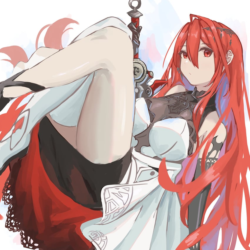 elizabeth rose bloodflame (hololive and 1 more) drawn by higure_yuu