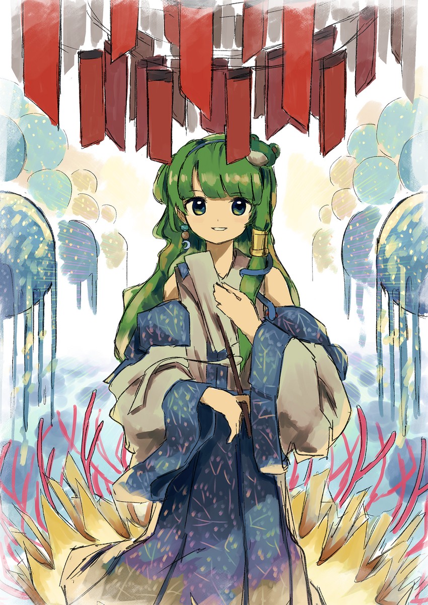 kochiya sanae (touhou) drawn by neruzou