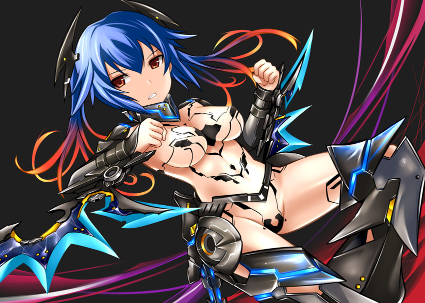 quna and zelsius (phantasy star and 1 more) drawn by yoshimo