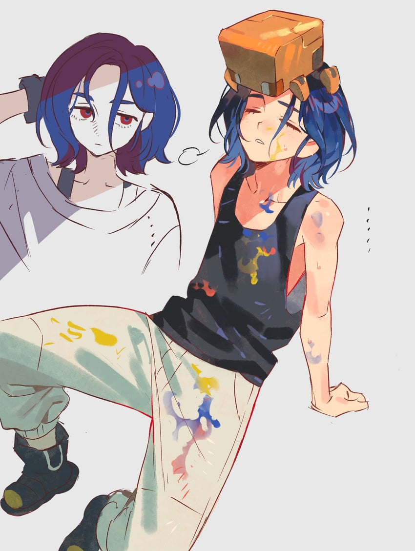 shuji ito and conch (gundam and 1 more) drawn by sumooo_(ga_ilil)