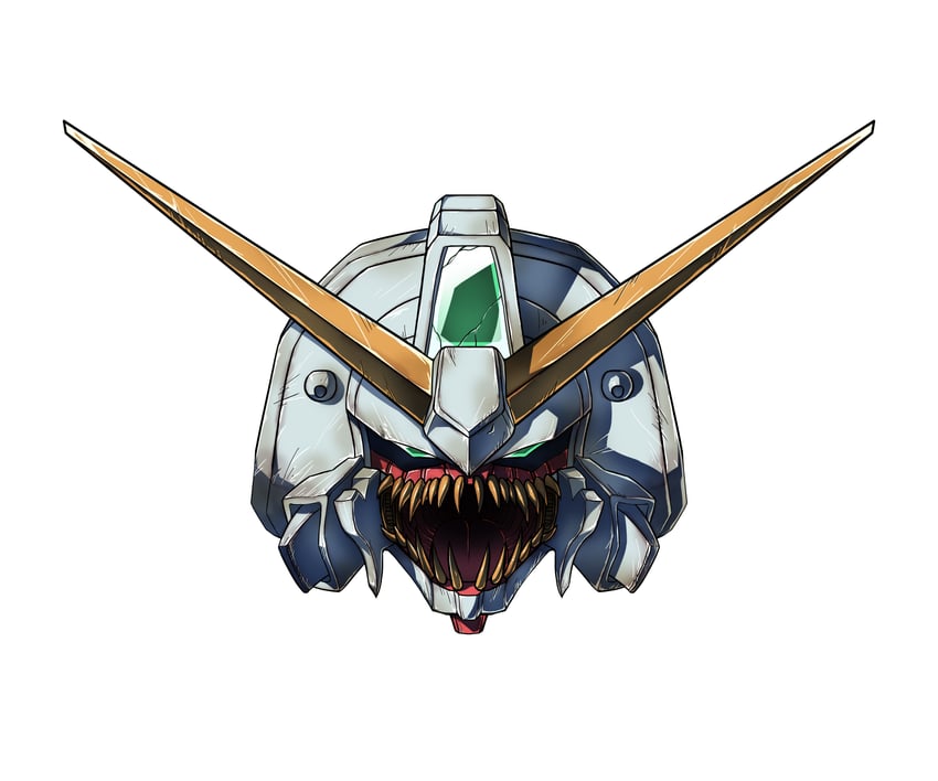devil gundam (gundam and 1 more) drawn by kainansang