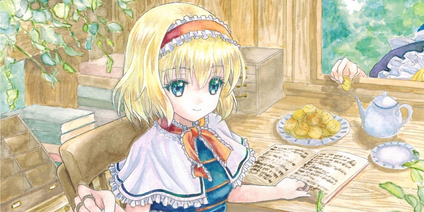 kirisame marisa and alice margatroid (touhou and 1 more) drawn by rina_macarons