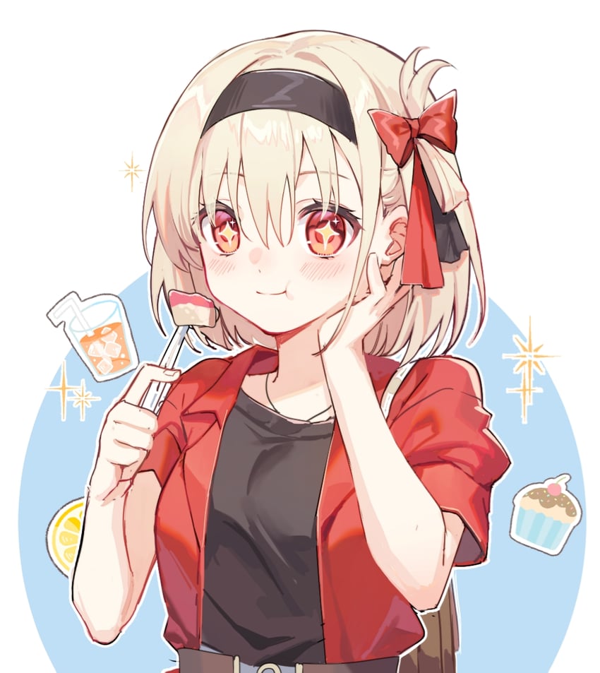 nishikigi chisato (lycoris recoil) drawn by yunweishukuang