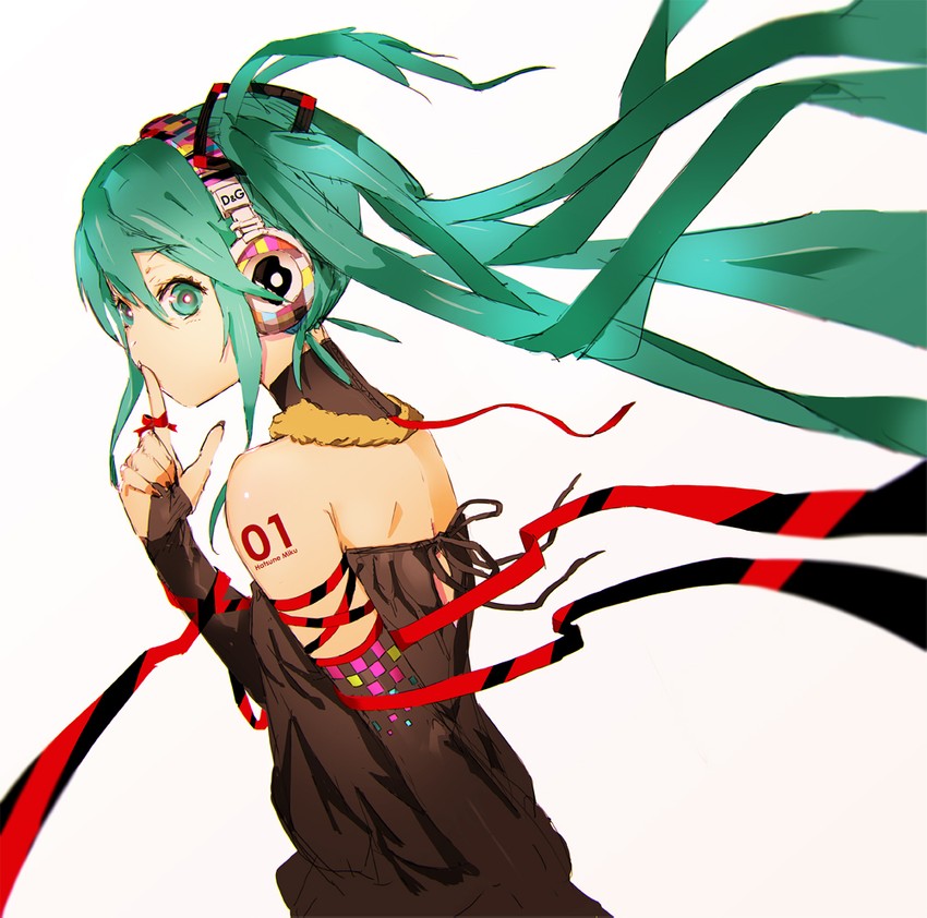 hatsune miku (vocaloid and 1 more) drawn by so-bin
