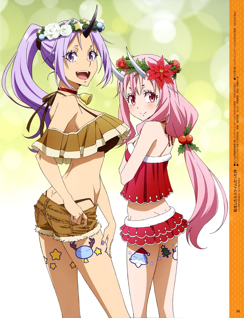 shion and shuna (megami magazine and 2 more) drawn by sakai_hideki