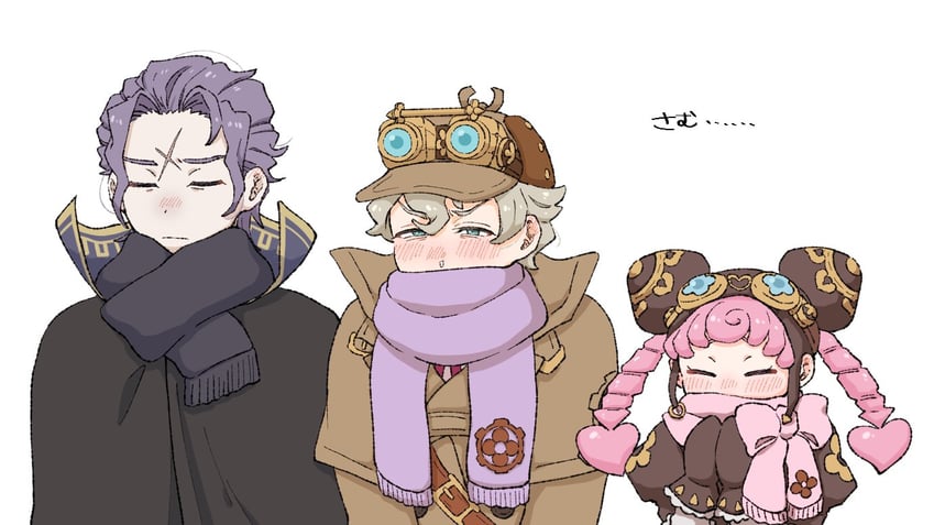 barok van zieks, herlock sholmes, and iris wilson (ace attorney and 1 more) drawn by kohunhe_go